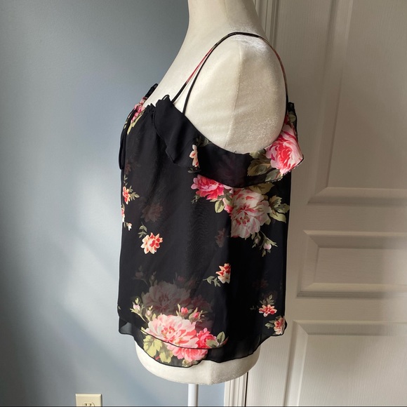 Express Bold Floral Cami Top - Picture 2 of 6